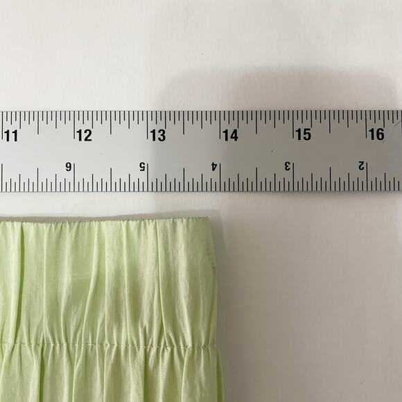 Free People L FP Movement Way Home Short High Waist Lemon Lime *flaw - Picture 6 of 10